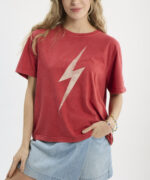 REMERA TEE BOLT WASHED W
