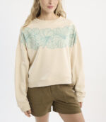 BUZO SWEATSHIRT HIBISCUS NECKLACE W
