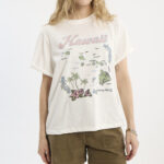 REMERA TEE MAP EMBROIDERY W