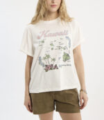 REMERA TEE MAP EMBROIDERY W