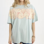 REMERA TEE OVER HIBISCUS NECKLACE W