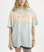 REMERA TEE OVER HIBISCUS NECKLACE W