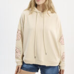 BUZO CANGURO HOODIE HIBISCUS SLEEVES W