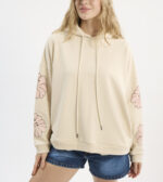 BUZO CANGURO HOODIE HIBISCUS SLEEVES W